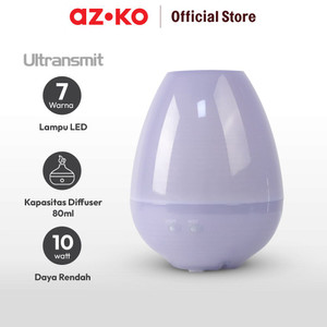 AZKO Ultransmit Diffuser Aromaterapi Ultrasonic - Ungu Muda
