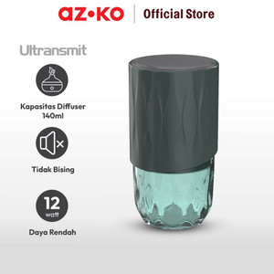 AZKO Ultransmit Diffuser Aromaterapi Ultrasonic Shadow - Hijau Muda