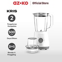 AZKO Kris 1.5 ltr Blender Dengan Grinder 500 Watt - Putih