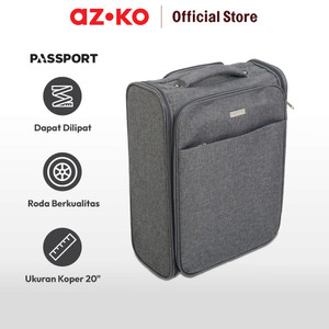 AZKO Passport 20 Inci Cody Koper Abs & Polyester - Abu-Abu