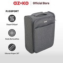 AZKO Passport 20 Inci Cody Koper Abs & Polyester - Abu-Abu