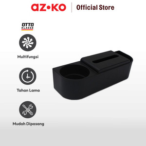 AZKO Otto Klasse Slot Tempat Penyimpanan Kursi Mobil - Hitam