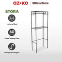 AZKO Stora Rak Mesin Cuci Washing Machine Rack Tempat Penyimpanan Perlengkapan Cuci Baju Laundry Storage Perlengkapan Rumah Tangga