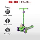 AZKO Disney Skuter Anak 3 Roda 3D Buzz - Hijau/Ungu
