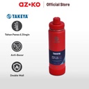 AZKO Takeya 700 ml Botol Vacuum Flask Stainless - Merah Watermelon