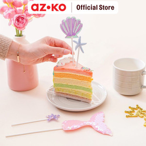AZKO Ataru Set 4 Pcs Topper Kue Mermaid