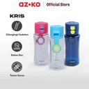 AZKO Kris Botol Minum Tutup Pop Up Water Drinking Bottle Botol Air Bpa Free Wadah Minuman Perlengkapan Minum Drinkware - Biru Muda