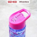 AZKO 700 ml Smash Botol Minum Fashion Sipper Water Drinking Bottle Botol Air Bpa Free Wadah Minuman Perlengkapan Minum Drinkware - Biru
