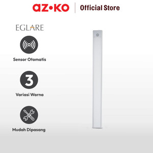 AZKO Eglare Lampu Lemari Dengan Sensor Gerak Wardrobe Lamp Lampu Tempel Kabinet Pakaian Serbaguna Multifunctional Light - 20cm