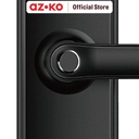 AZKO Krisbow Sync Smart Digital Door Lock Mortise - Hitam Gagang Pintu Pintar Digital Kunci Handle Pintu Pintar Smart Door Lock Keamanan Rumah