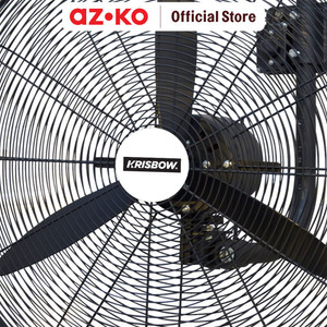 AZKO Krisbow 26 Inci Kipas Angin Dinding Dengan Tali Tarik Df650-Tw