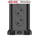 AZKO Krisbow Stop Kontak Tower 12 Soket Dengan 4 Usb A