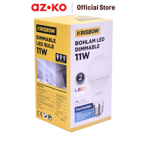 AZKO Krisbow Lumi Bohlam Led 3 Step Dimming 11 Watt - Cool Daylight