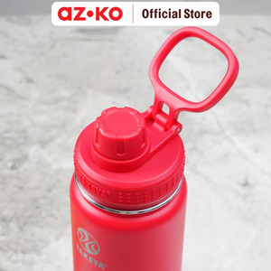 AZKO Takeya 700 ml Botol Vacuum Flask Stainless - Merah Watermelon