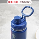 AZKO Takeya 700 ml Botol Vacuum Flask Stainless - Biru Midnight