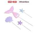 AZKO Ataru Set 4 Pcs Topper Kue Mermaid