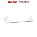 AZKO Stora Rak Penyimpanan - Putih Tempat Jemur Anduk Towel Drying Rack Bar Gantungan Handuk Perlengkapan Kamar Mandi Bathroom Tools - 53x7.5x10.8cm