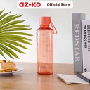AZKO Kris Nako Botol Minum Water Drinking Bottle Botol Air Bpa Free Wadah Minuman Perlengkapan Minum Drinkware - Biru