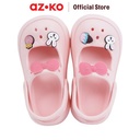 AZKO Ataru Ukuran 26 Sandal Anak Clogs Mary Jane - Pink Kid Slippers Sepatu Sandal Alas Kaki Sendal Santai Anak