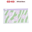 AZKO Ataru 20.5X13 cm Set 6 Pcs Pouch Travel Slider slider bag kantong plastik serbaguna space-saving plastic bag perlengkapan camping dan travel