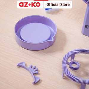 AZKO Ataru Kipas Angin Portable Rechargeable Dengan Gelembung - Ungu handheld fan kipas mini travel serbaguna penyejuk udara