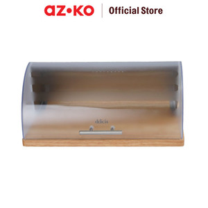 AZKO Delicia Tempat Roti Lignum Wd bread container wadah penyimpanan roti aesthetic perlengkapan dapur dessert storage