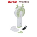 AZKO Ataru Kipas Angin Portabel Rechargeable Bee - Putih portable fan kipas mini travel serbaguna kipas angin isi ulang penyejuk udara