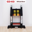 AZKO Fixsteps 6.3 mtr Tangga Teleskopik Soft Close 2X9 Step - Hitam telescopic ladder multifunction household ladder peralatan rumah