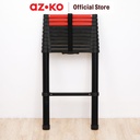 AZKO Fixsteps 3.8 mtr Tangga Teleskopik Soft Close 11 Step - Hitam telescopic ladder multifunction household ladder peralatan rumah