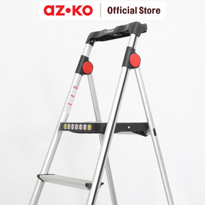 AZKO Fixsteps Tangga Lipat Aluminium American Type 7 Step multifunction household ladder peralatan rumah tangga buka tutup foldable ladder