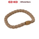 AZKO Ataru Set 5 Pcs Ikat Rambut Box Combination - Cokelat Taupe hair tie aksesoris karet rambut cewek iket rambut wanita