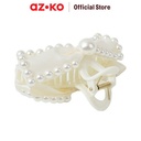 AZKO Ataru Jepit Rambut Twisted Ribbon Pearl hair clip claw aksesoris jepitan cewek penjepit hiasan rambut wanita aksesori kepala