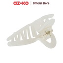 AZKO Ataru Jepit Rambut Twisted Iridescent - Putih hair clip claw aksesoris jepitan cewek penjepit hiasan rambut wanita aksesori kepala