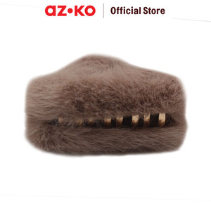 AZKO Ataru Set 2 Pcs Jepit Rambut Triangle Fur - Pink/Cokelat aksesoris rambutjepitanhair accessoriesklip penjepit rambut