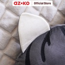 AZKO Ataru Bantal Sofa Cat Round - Abu-Abu cushion sofa aesthetic bantal dekorasi sofa bentuk kucing throw pillow couch