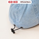 AZKO Ataru Topi Bucket Drawstring Denim - Biru aksesoris kepala bucket hat topi stylish unisex serbaguna aksesoris fashion pria wanita