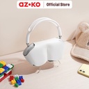 AZKO Ataru Headphone Bluetooth V5.3 - Silver on ear headphones nirkabel headset telinga wireless aksesoris gadget