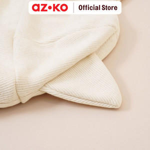 AZKO Ataru Topi Beanie Knit Dengan Ears - Krem Beige beanie hat topi rajut tutupan kepala aksesoris kepala fashion wanita pria