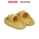 AZKO Ataru Sandal Anak Slippers Cat - Kuning Kid Slippers Sepatu Sandal Alas Kaki Sendal Santai Anak
