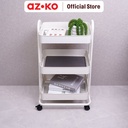 AZKO Stora 46x34x76 Cm Rak Troli 3 Tingkat - Putih