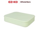 AZKO Stora 36.5x26x8 Cm Kotak Penyimpanan Dengan Tutup - Hijau