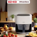 AZKO Kris 3 ltr Air Fryer - Putih Alat Masak Goreng Pembuat Makanan Penggoreng Tanpa Minyak Elektronik Dapur