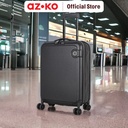 AZKO Luggo Ultra Slim Koper Abs Tsa Lock Expandable Hardcase Luggage Koper Kabin Dengan Tsa Tas Jalan-Jalan Travel Bag Tas Roda - Biru