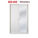 AZKO Masterspace 122X55X195 Cm Lemari Pakaian 2 Pintu Geser - Putih