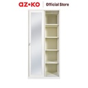 AZKO Masterspace 90X55X195 cm Lemari Pakaian 2 Pintu Geser - Putih