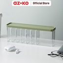 AZKO Stora 28x6.5x10 Cm Kotak Organizer Kabel - Krem Beige
