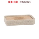AZKO Stora 12x8.3x2.4 Cm Tempat Sabun Batang Polyresin - Krem Beige
