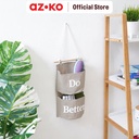 AZKO Ataru 20x38 Cm Rak Gantung 2 Kompartemen - Cokelat