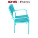 AZKO Soleil Grande Kursi Teras Rotan - Biru Cyan