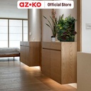 AZKO Cc Grass 33x33 Cm Tanaman Dinding Buatan Rose & Codiaeum Mix